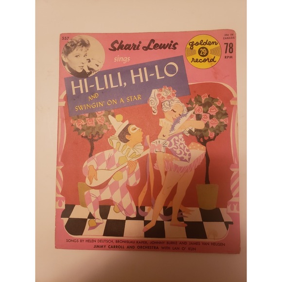 Other - Shari Lewis Sings Hi-Lili, Hi-Lo 6" 78 RPM Vintage Golden Record #557 w Lambchop